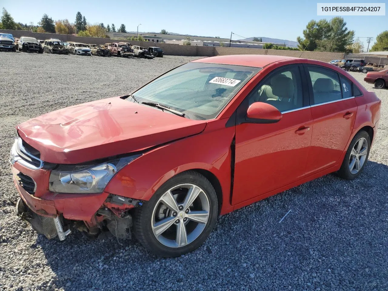 2015 Chevrolet Cruze Lt VIN: 1G1PE5SB4F7204207 Lot: 80663714