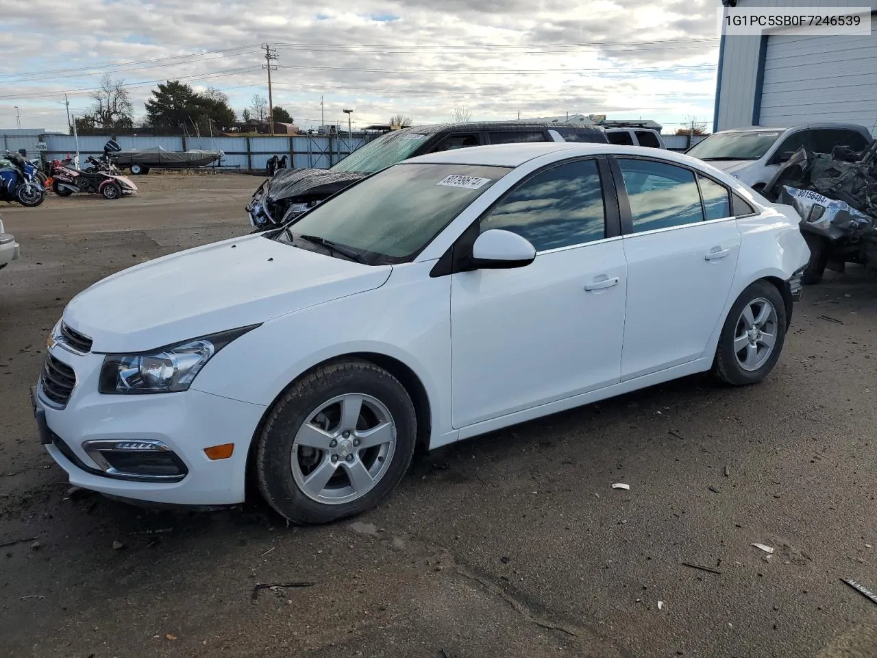 2015 Chevrolet Cruze Lt VIN: 1G1PC5SB0F7246539 Lot: 80799674