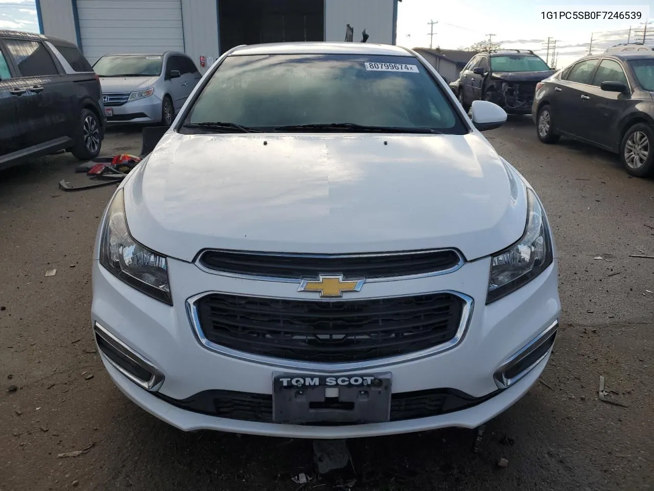 2015 Chevrolet Cruze Lt VIN: 1G1PC5SB0F7246539 Lot: 80799674