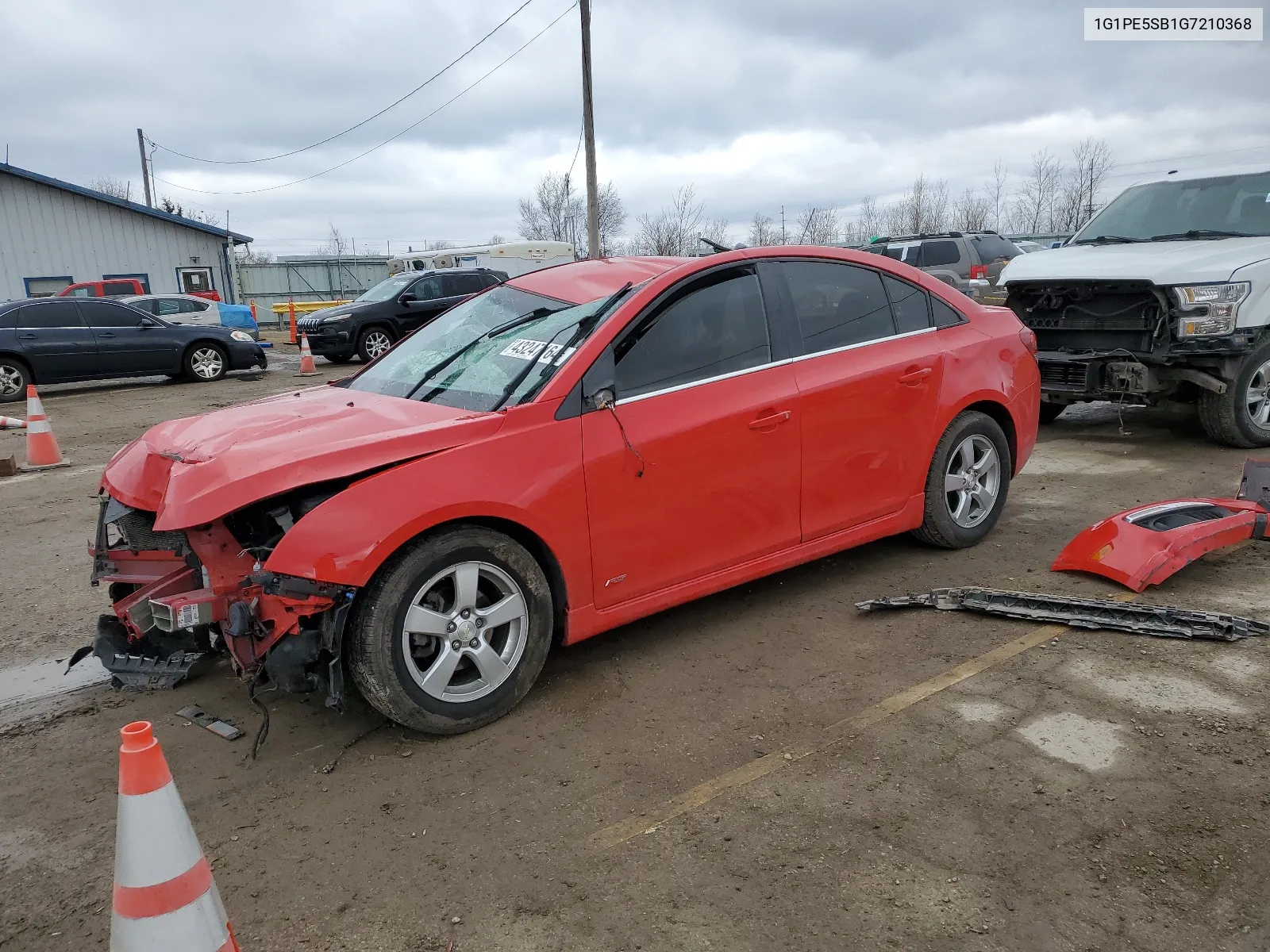 2016 Chevrolet Cruze Limited Lt VIN: 1G1PE5SB1G7210368 Lot: 43247164