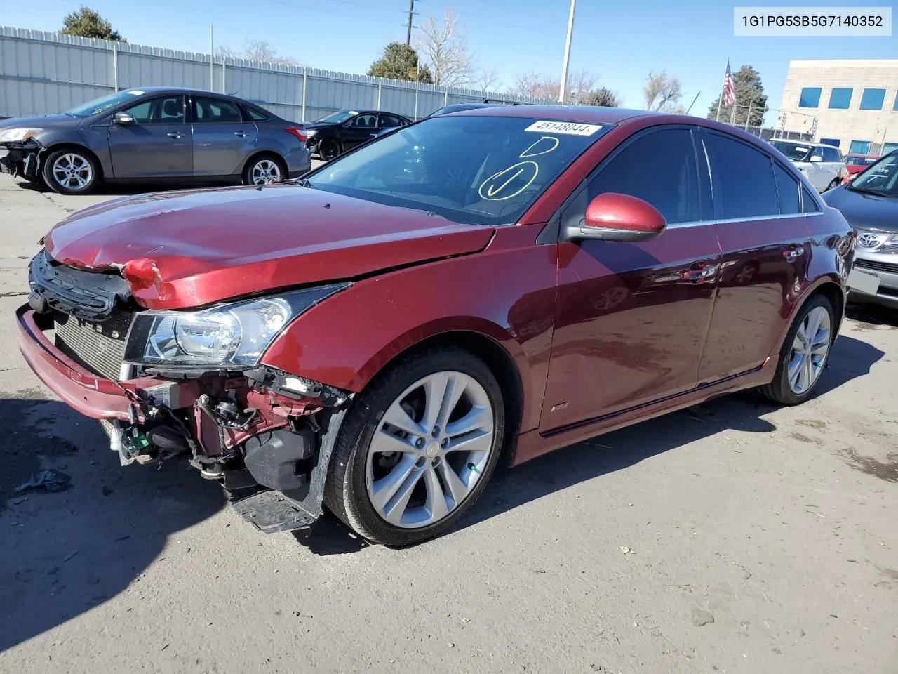 1G1PG5SB5G7140352 2016 Chevrolet Cruze Limited Ltz