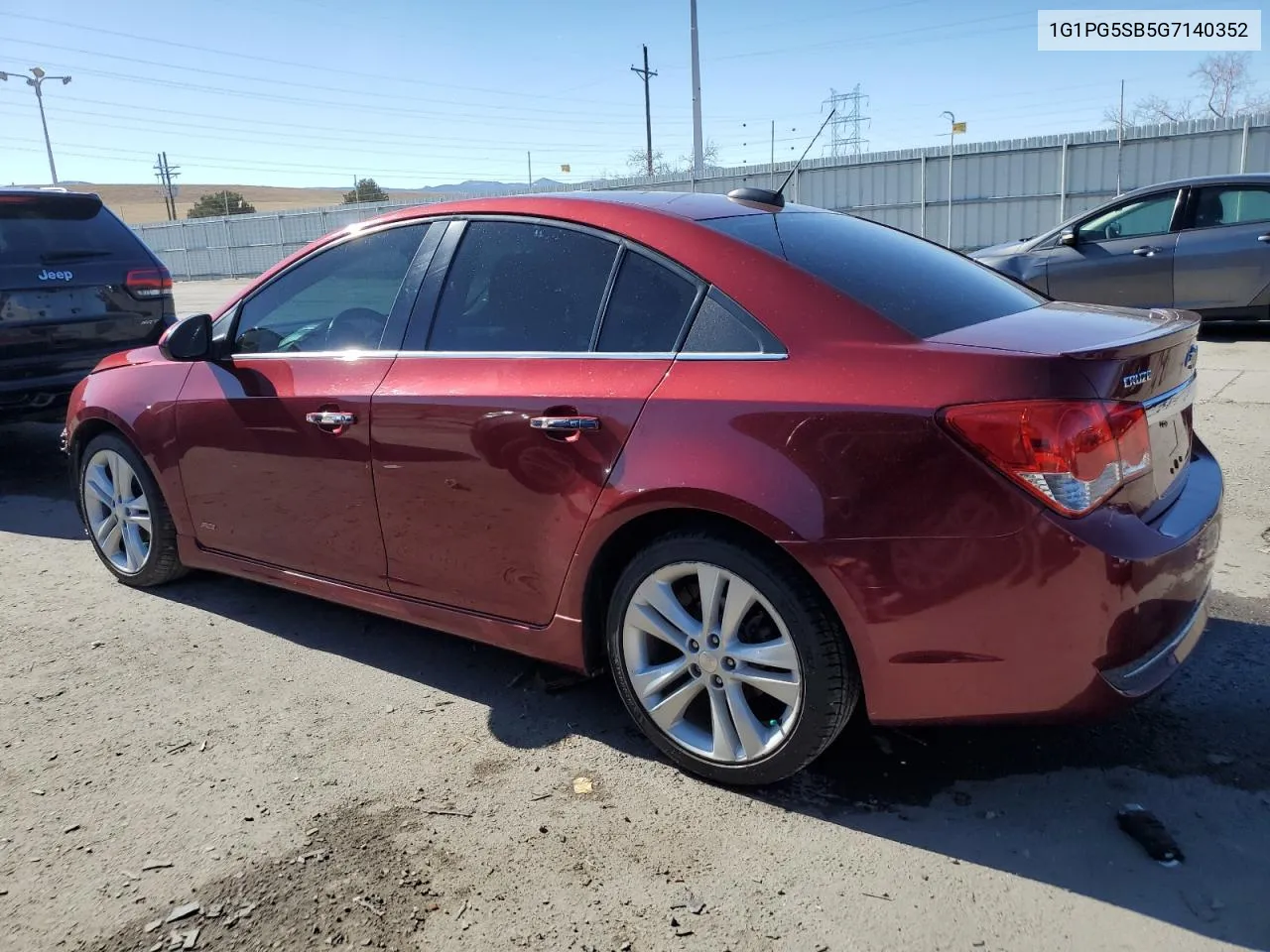 2016 Chevrolet Cruze Limited Ltz VIN: 1G1PG5SB5G7140352 Lot: 45148044