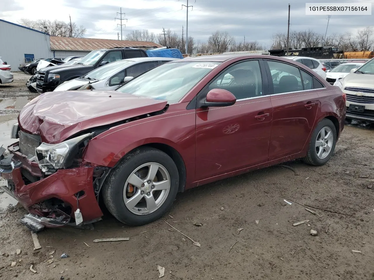 1G1PE5SBXG7156164 2016 Chevrolet Cruze Limited Lt