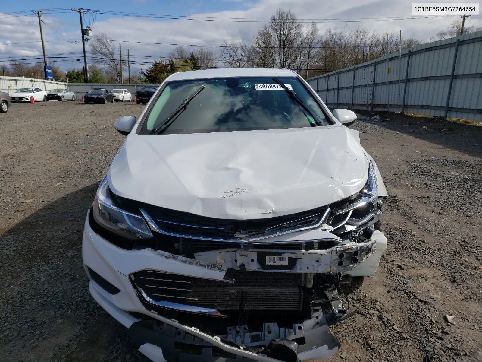 2016 Chevrolet Cruze Lt VIN: 1G1BE5SM3G7264654 Lot: 49084794