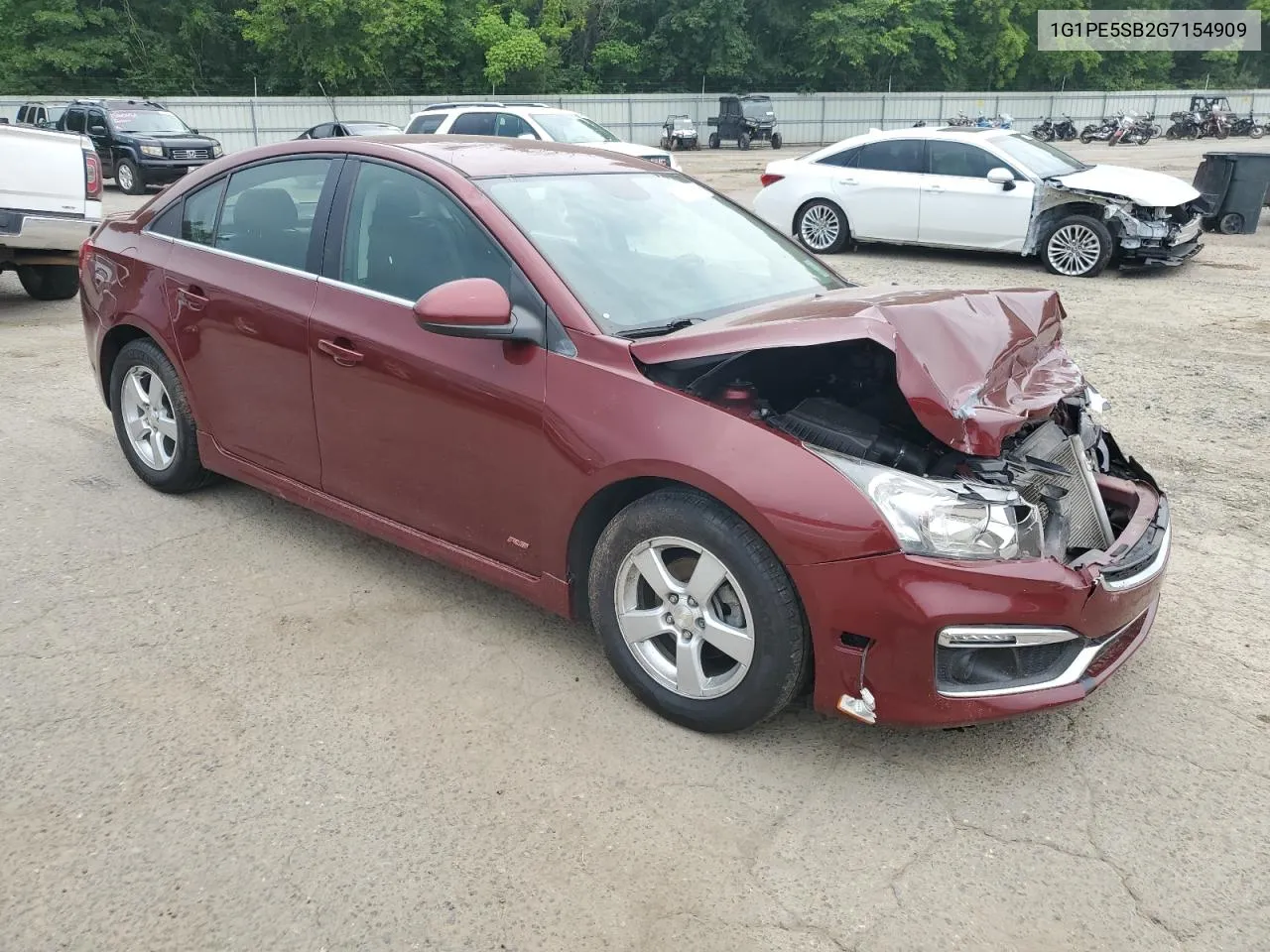 2016 Chevrolet Cruze Limited Lt VIN: 1G1PE5SB2G7154909 Lot: 55709824