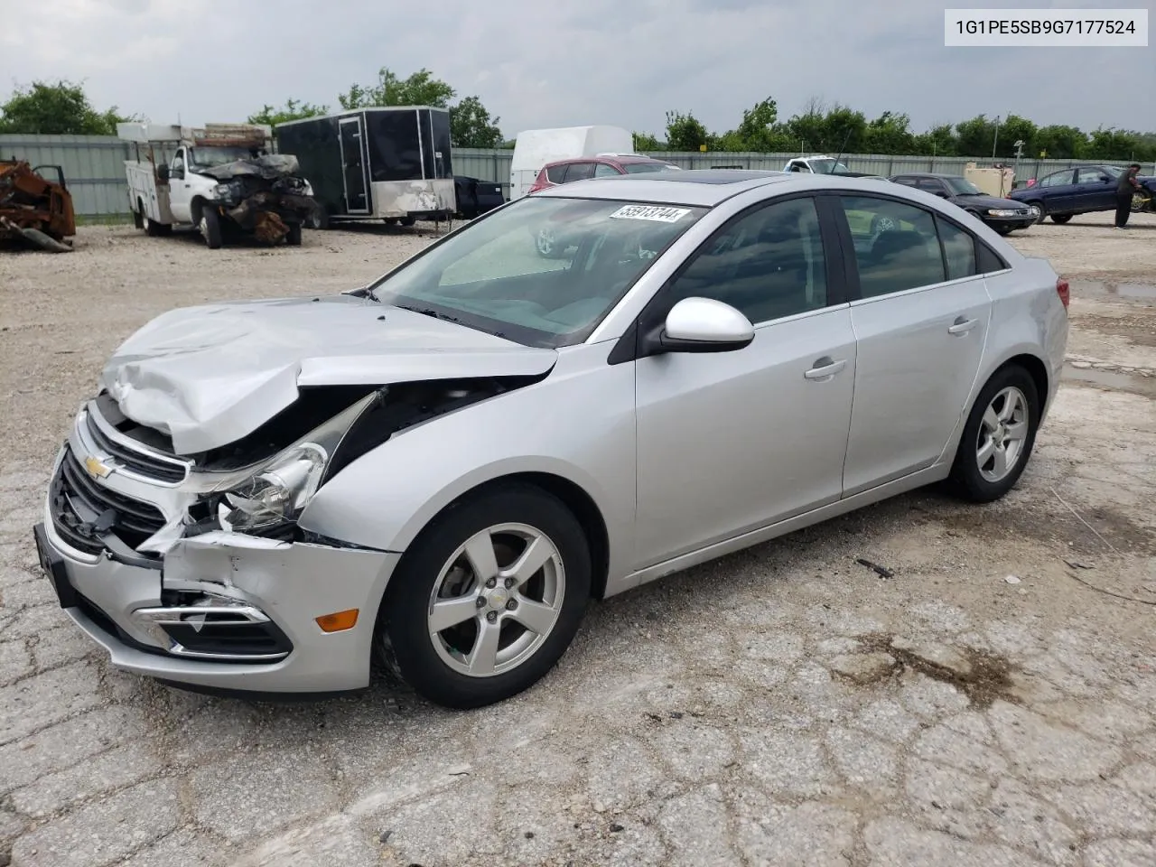 2016 Chevrolet Cruze Limited Lt VIN: 1G1PE5SB9G7177524 Lot: 55913744