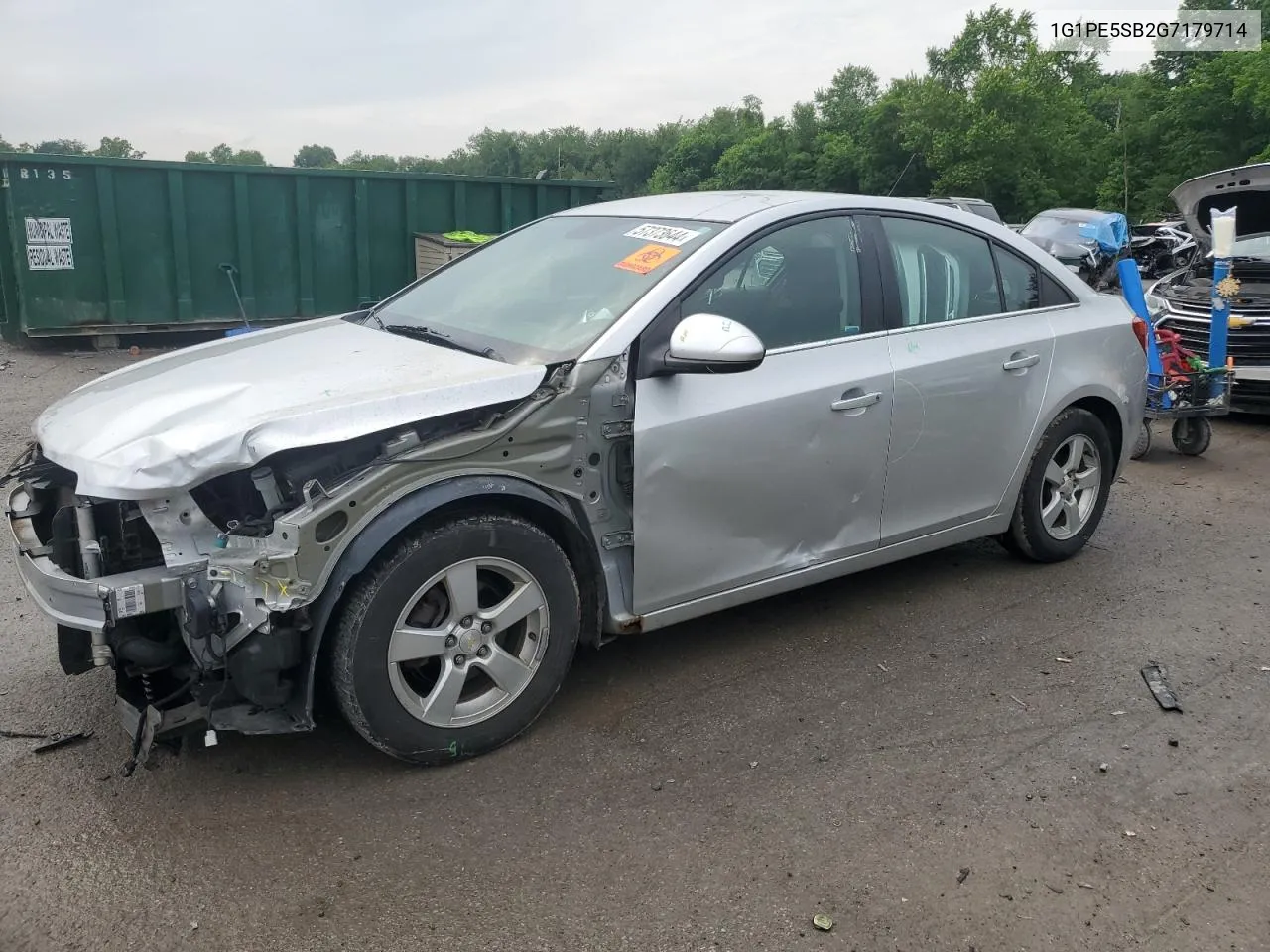 1G1PE5SB2G7179714 2016 Chevrolet Cruze Limited Lt