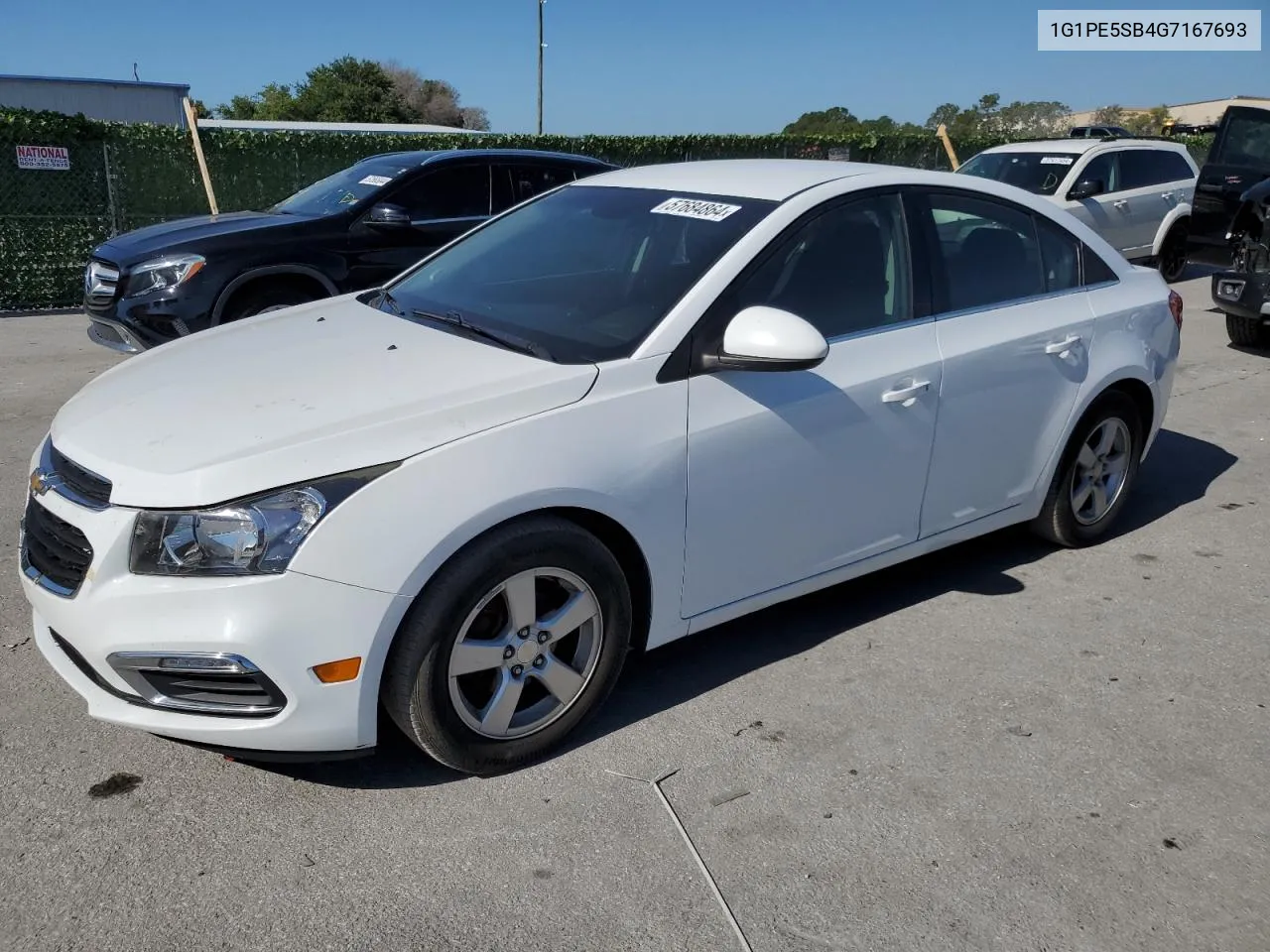 2016 Chevrolet Cruze Limited Lt VIN: 1G1PE5SB4G7167693 Lot: 57684864