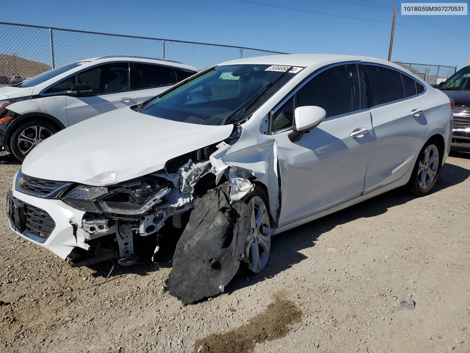 2016 Chevrolet Cruze Premier VIN: 1G1BG5SM3G7270531 Lot: 59908844