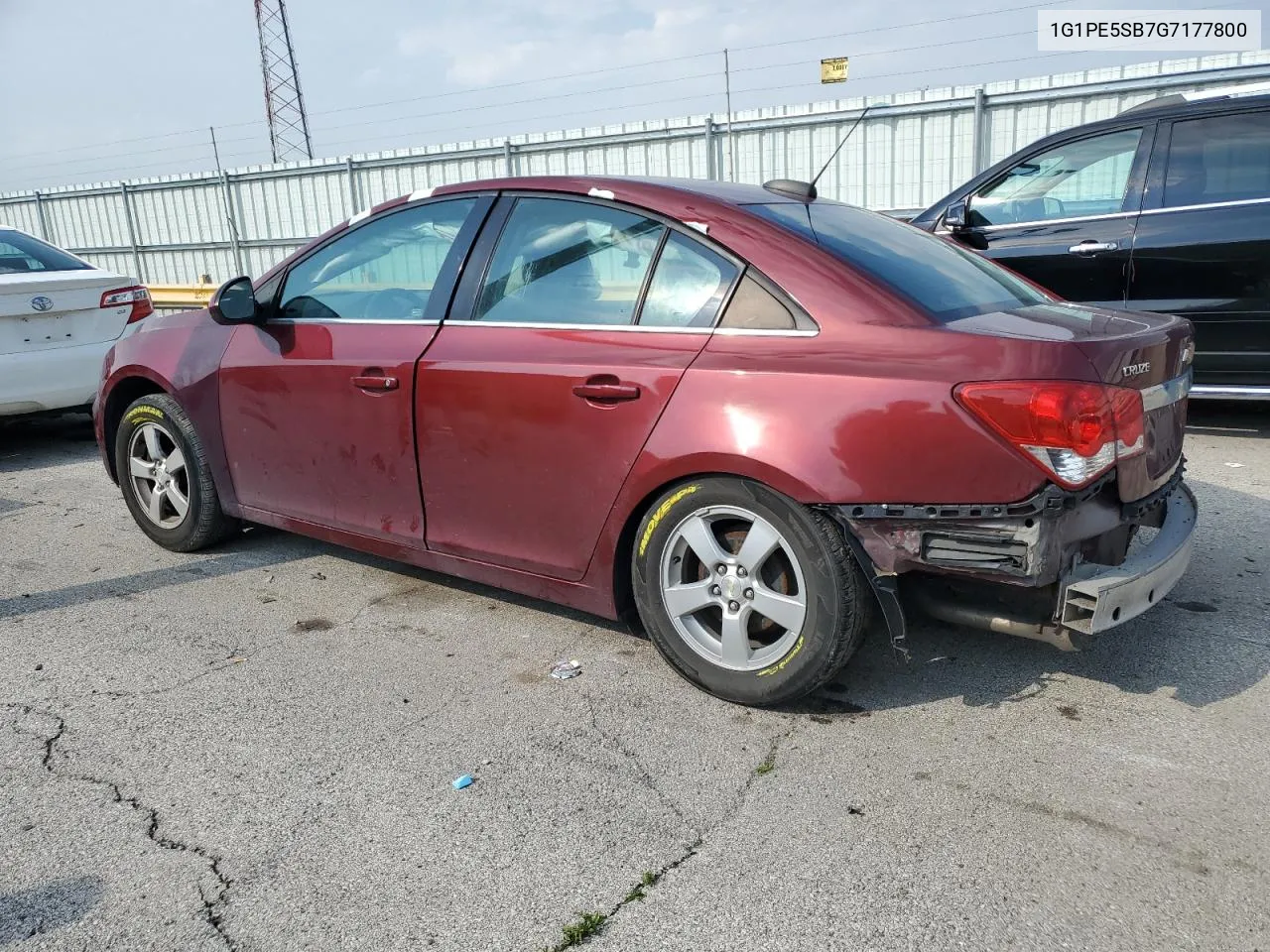 1G1PE5SB7G7177800 2016 Chevrolet Cruze Limited Lt