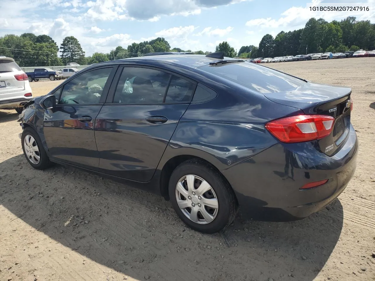 2016 Chevrolet Cruze Ls VIN: 1G1BC5SM2G7247916 Lot: 60231814