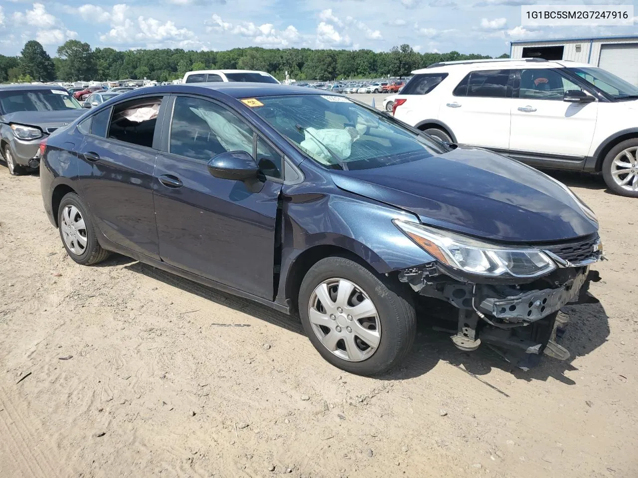 2016 Chevrolet Cruze Ls VIN: 1G1BC5SM2G7247916 Lot: 60231814