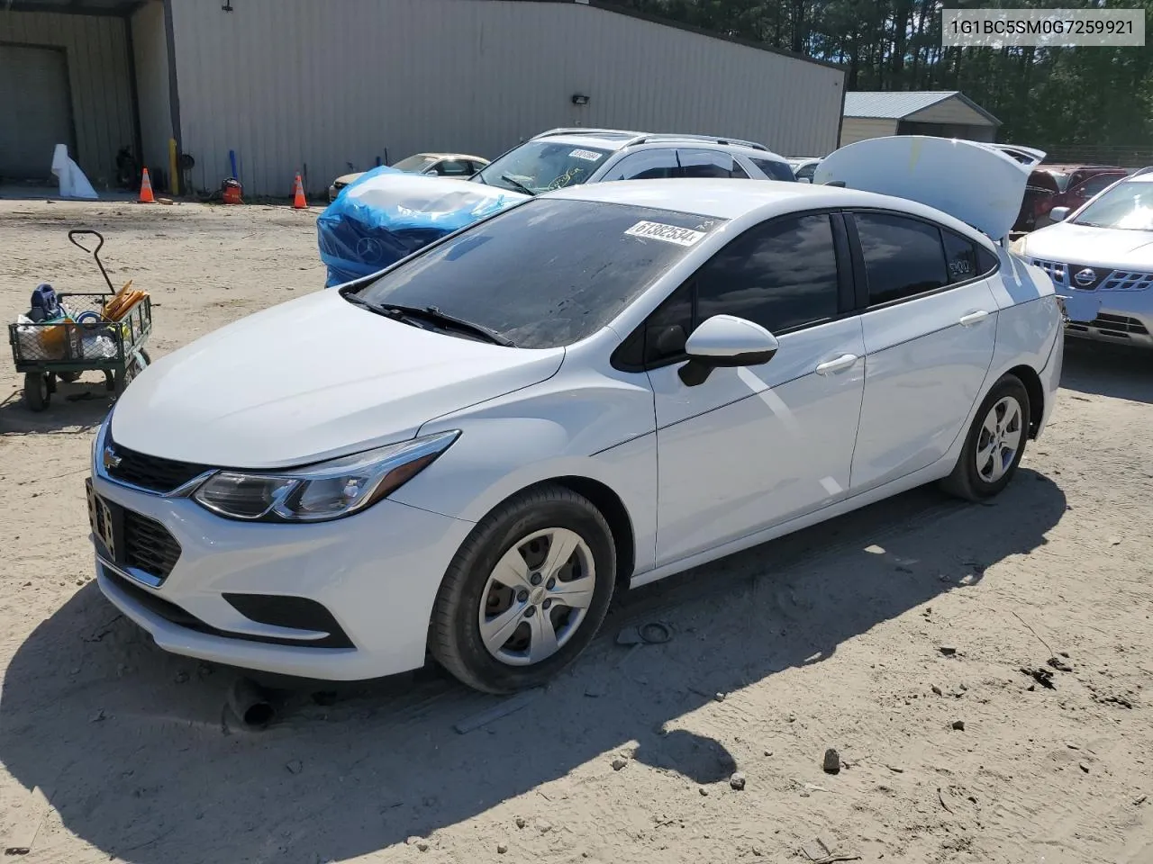 2016 Chevrolet Cruze Ls VIN: 1G1BC5SM0G7259921 Lot: 61382534