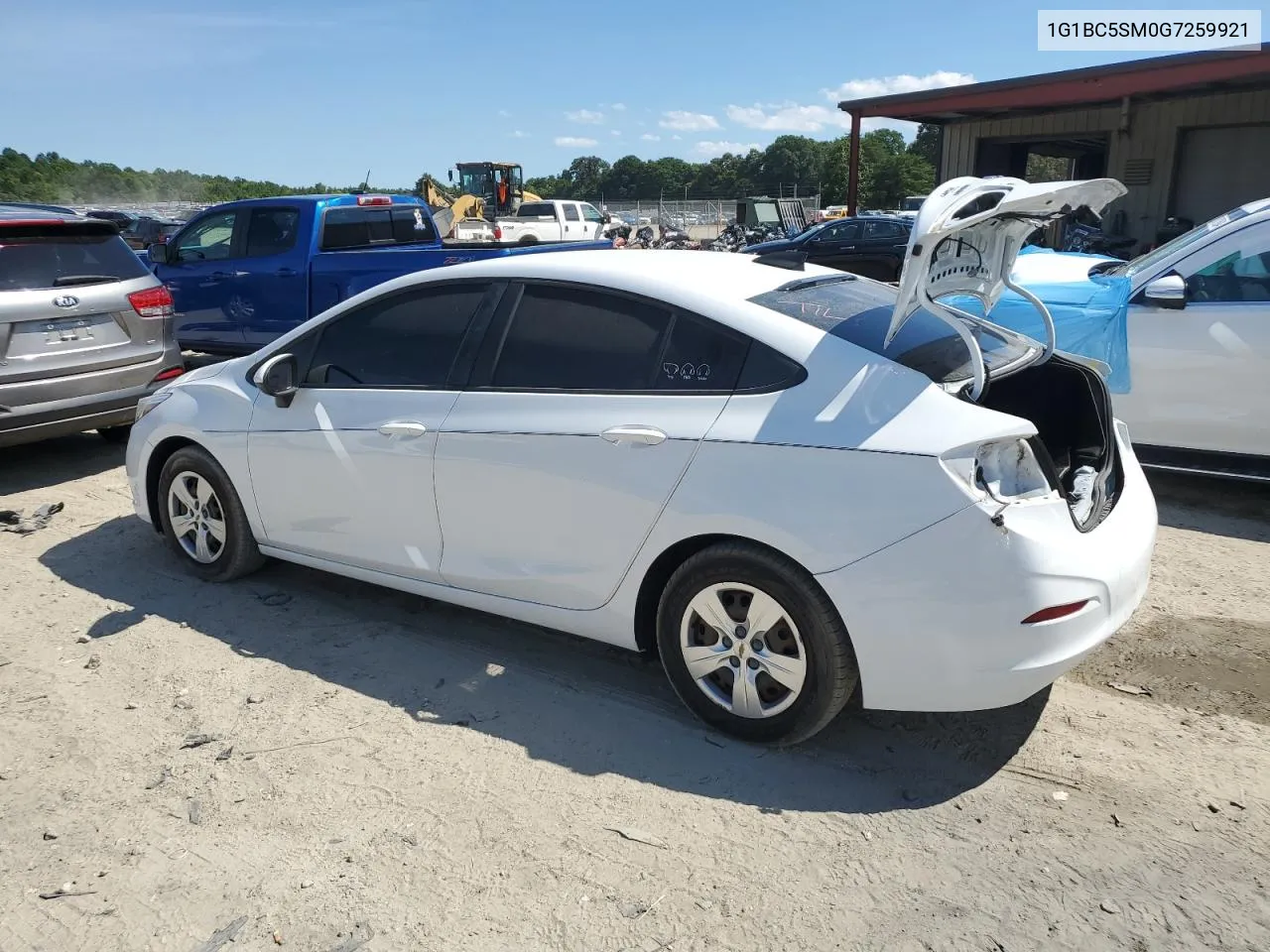 2016 Chevrolet Cruze Ls VIN: 1G1BC5SM0G7259921 Lot: 61382534