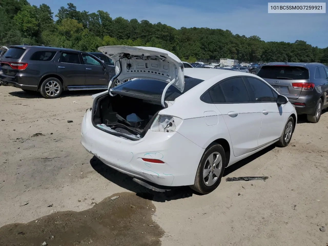 1G1BC5SM0G7259921 2016 Chevrolet Cruze Ls