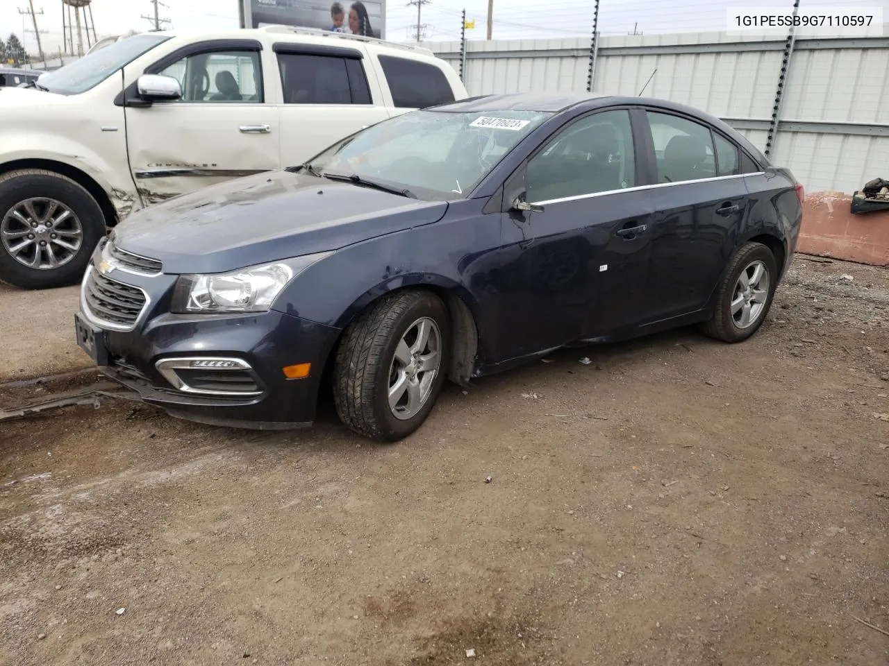 2016 Chevrolet Cruze Limited Lt VIN: 1G1PE5SB9G7110597 Lot: 62840083