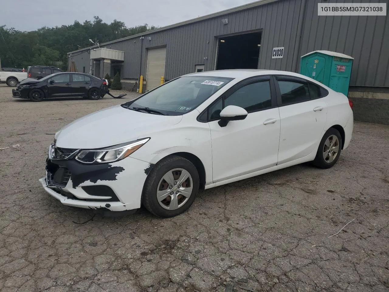 2016 Chevrolet Cruze Ls VIN: 1G1BB5SM3G7321038 Lot: 63610774