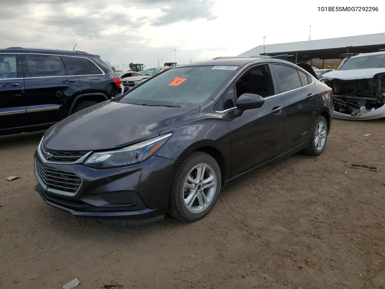 2016 Chevrolet Cruze Lt VIN: 1G1BE5SM0G7292296 Lot: 64111804