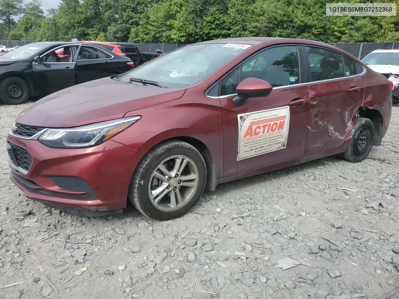 2016 Chevrolet Cruze Lt VIN: 1G1BE5SM8G7252368 Lot: 64825354