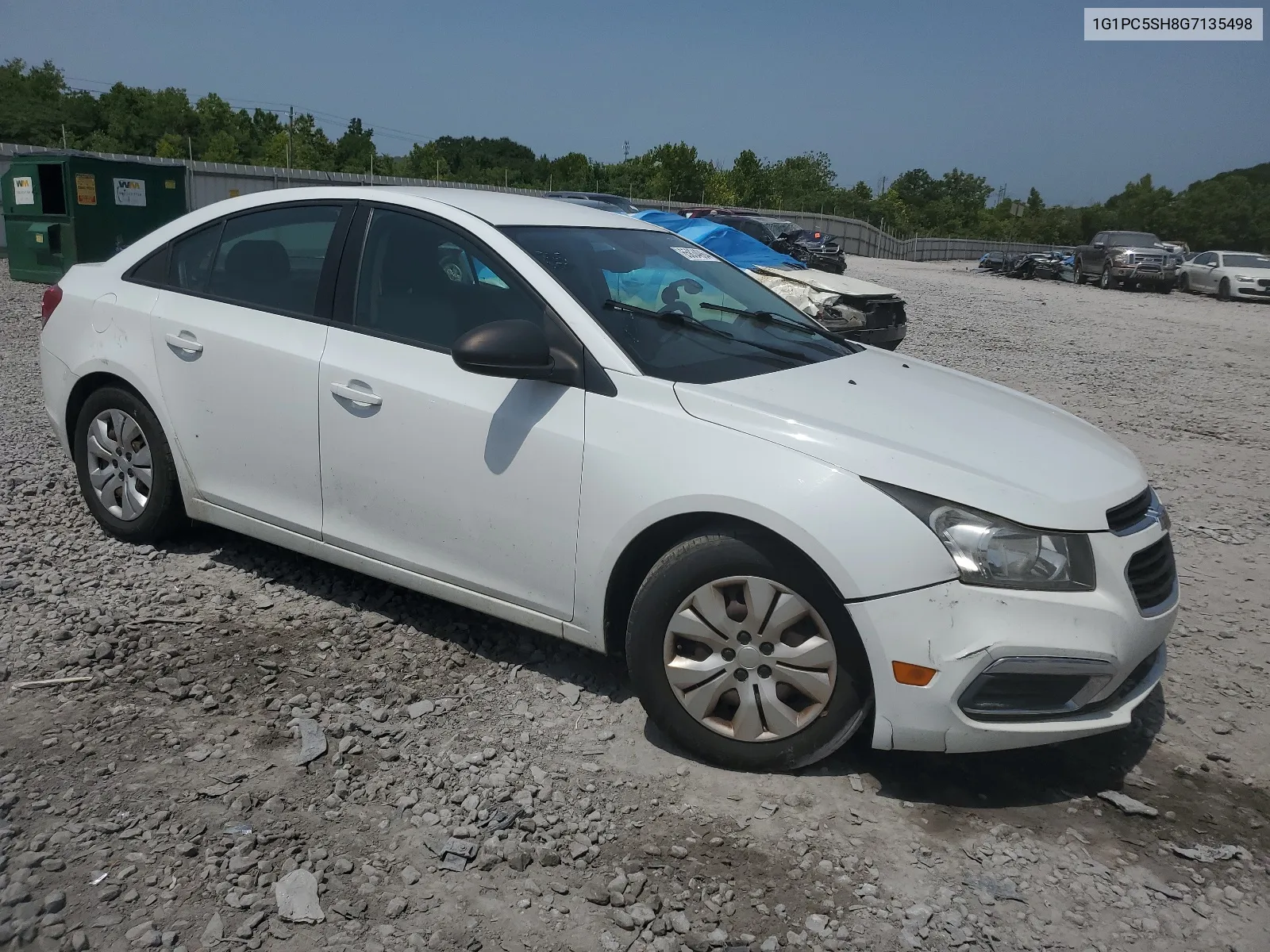 2016 Chevrolet Cruze Limited Ls VIN: 1G1PC5SH8G7135498 Lot: 65834964