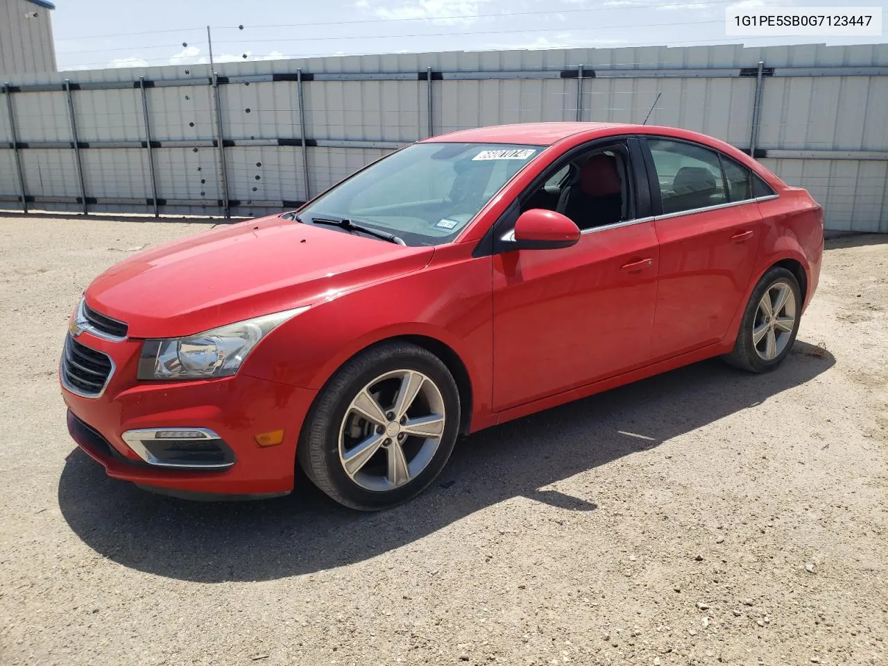 2016 Chevrolet Cruze Limited Lt VIN: 1G1PE5SB0G7123447 Lot: 66001074