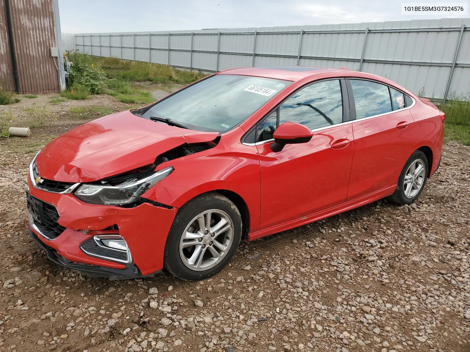 2016 Chevrolet Cruze Lt VIN: 1G1BE5SM3G7324576 Lot: 66105184