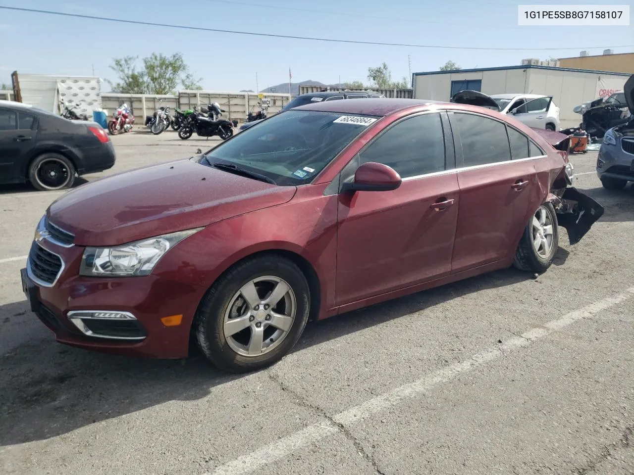 1G1PE5SB8G7158107 2016 Chevrolet Cruze Limited Lt