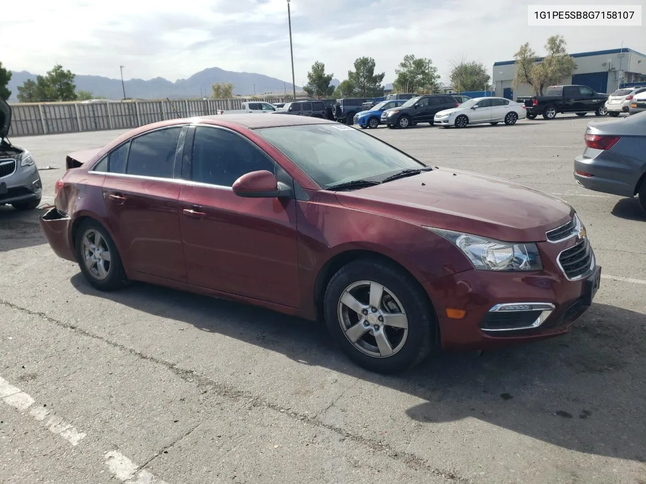 2016 Chevrolet Cruze Limited Lt VIN: 1G1PE5SB8G7158107 Lot: 66346864