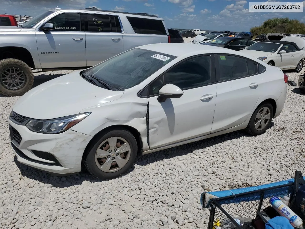 1G1BB5SM6G7280792 2016 Chevrolet Cruze Ls