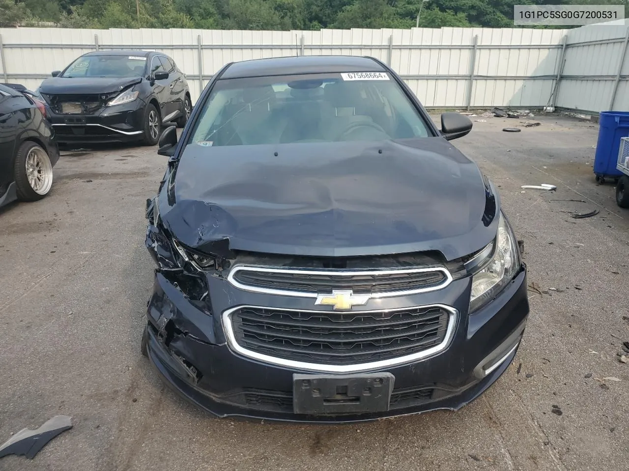 1G1PC5SG0G7200531 2016 Chevrolet Cruze Limited Ls