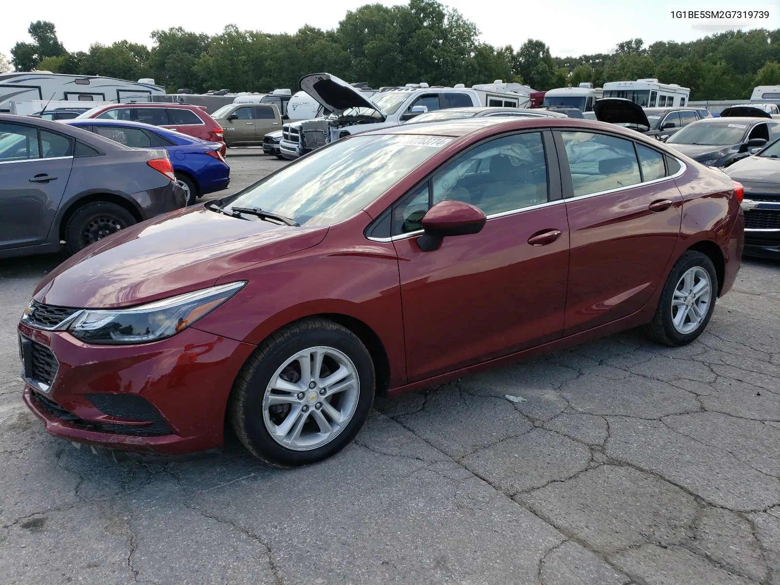 2016 Chevrolet Cruze Lt VIN: 1G1BE5SM2G7319739 Lot: 67753774