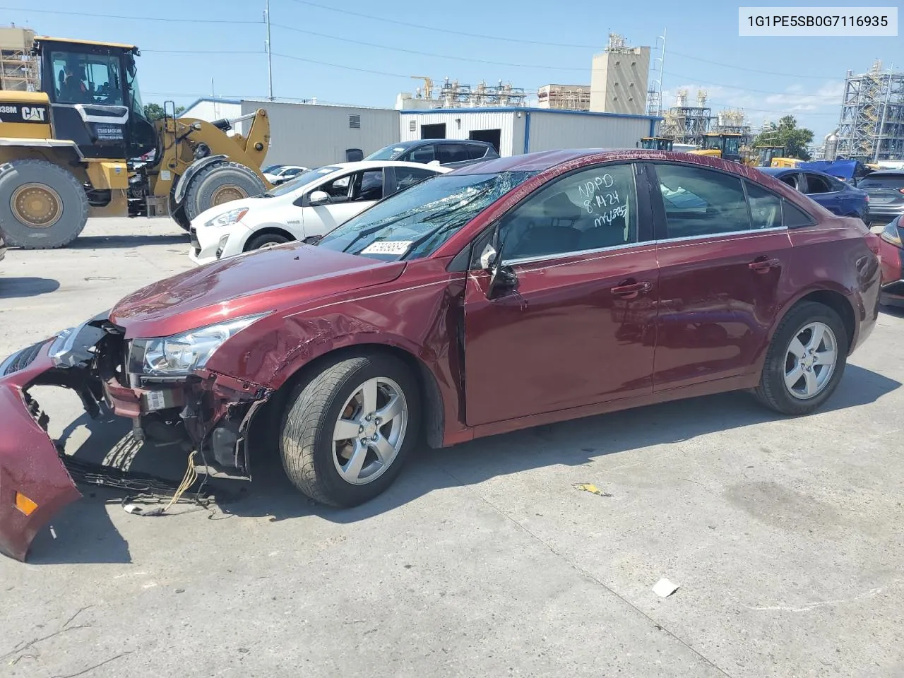 1G1PE5SB0G7116935 2016 Chevrolet Cruze Limited Lt