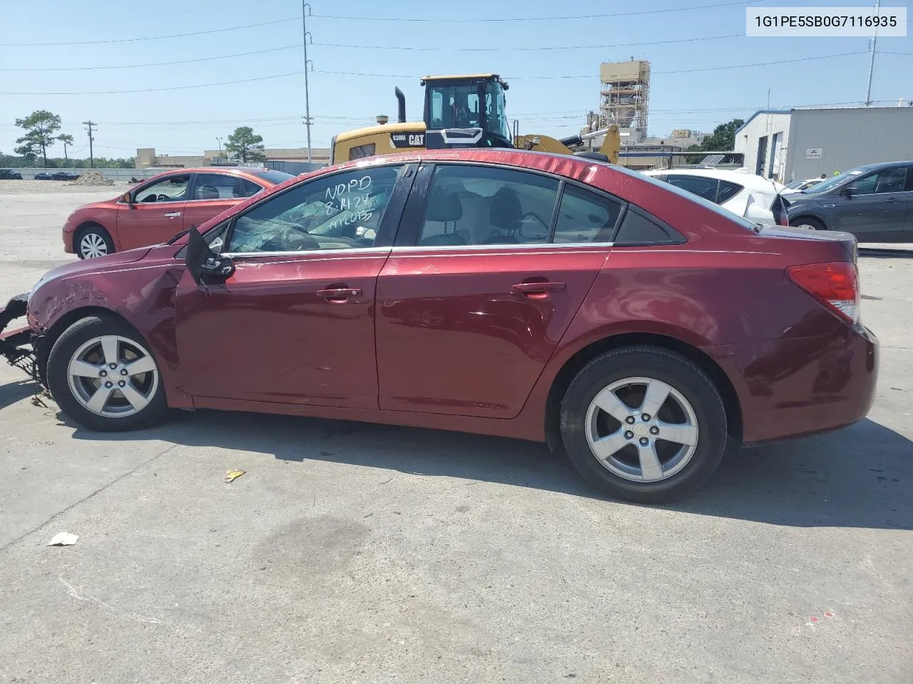 1G1PE5SB0G7116935 2016 Chevrolet Cruze Limited Lt