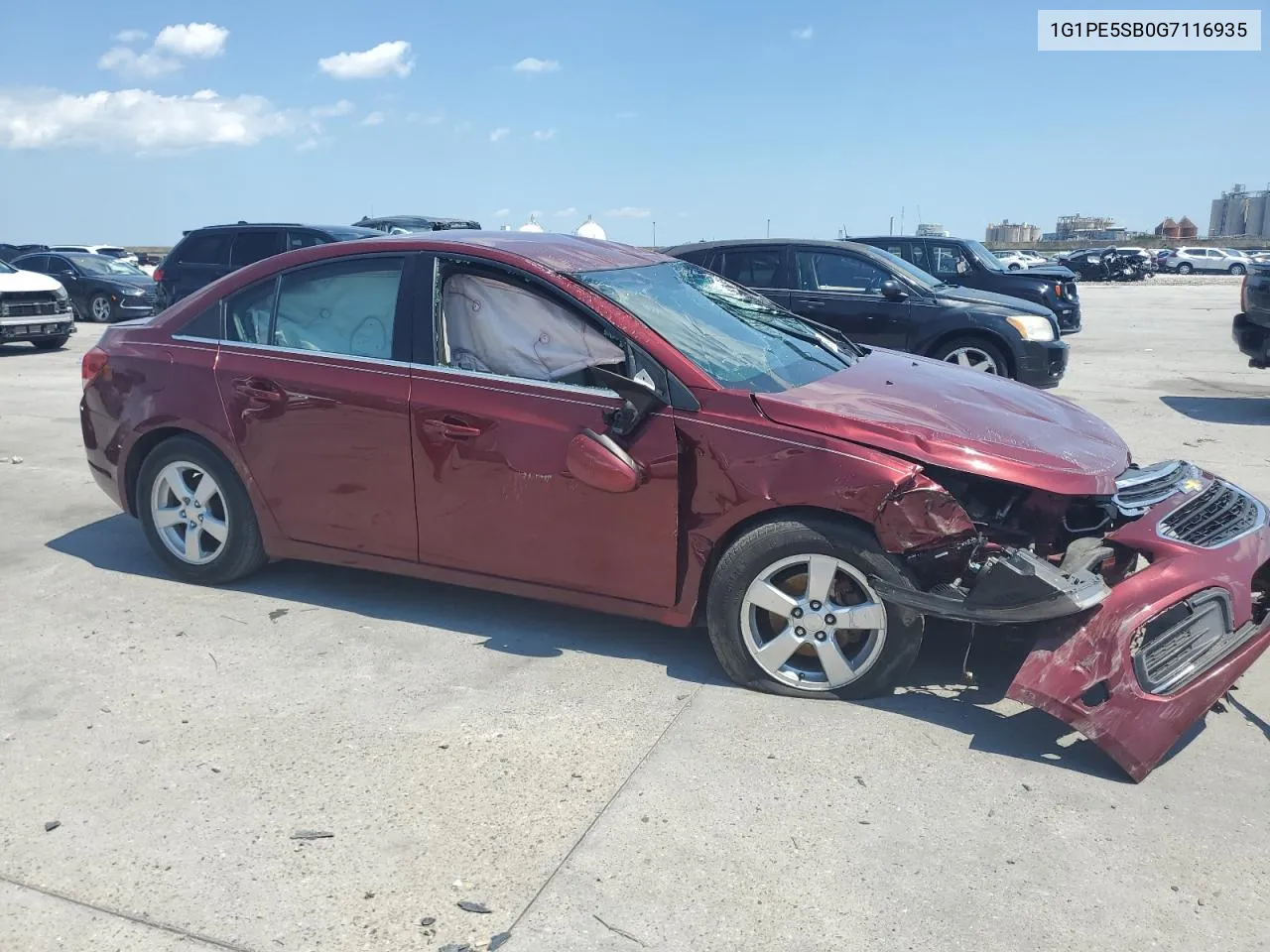 1G1PE5SB0G7116935 2016 Chevrolet Cruze Limited Lt