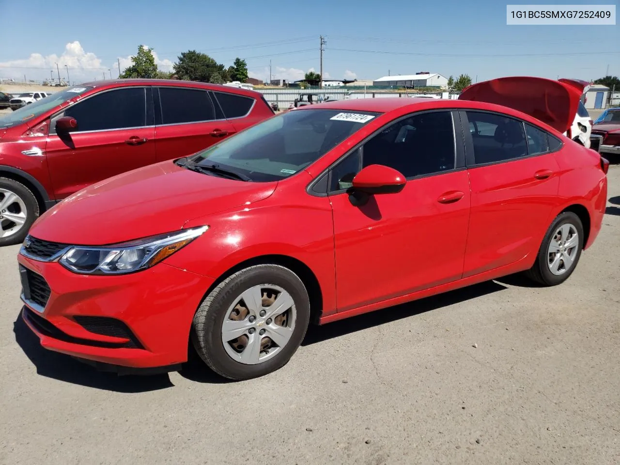 2016 Chevrolet Cruze Ls VIN: 1G1BC5SMXG7252409 Lot: 67961724