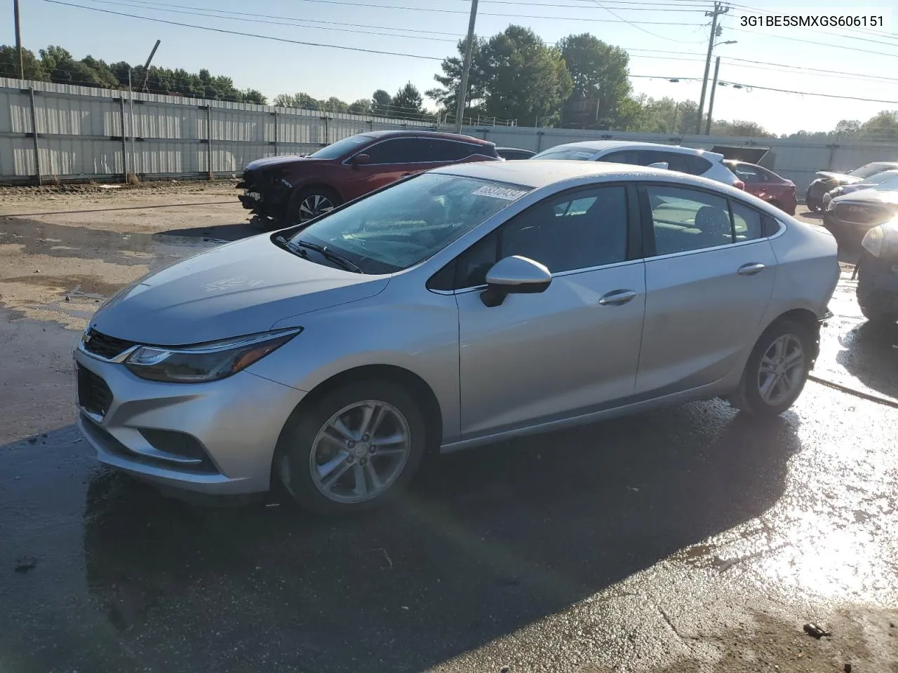 2016 Chevrolet Cruze Lt VIN: 3G1BE5SMXGS606151 Lot: 68310434