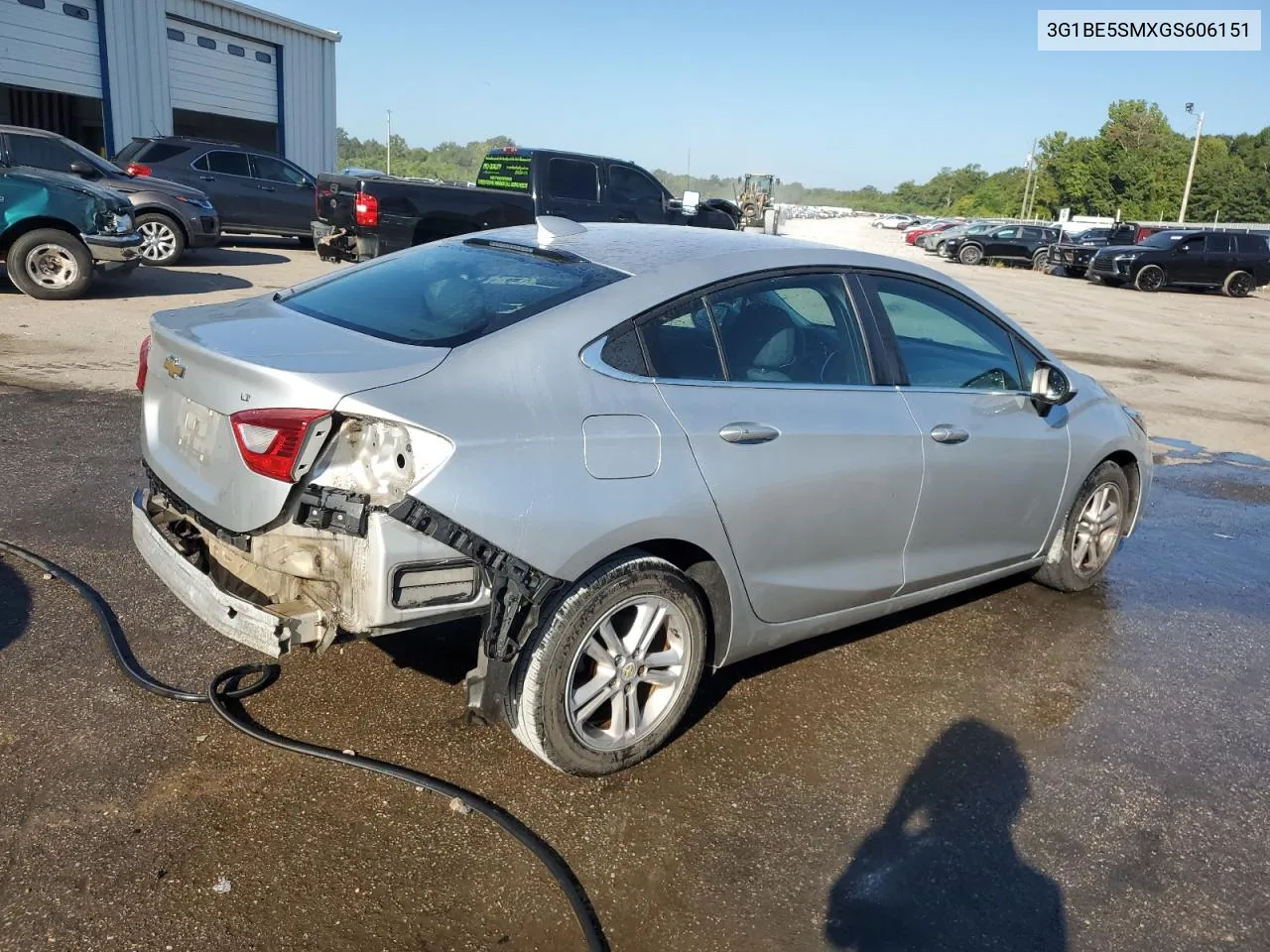 2016 Chevrolet Cruze Lt VIN: 3G1BE5SMXGS606151 Lot: 68310434