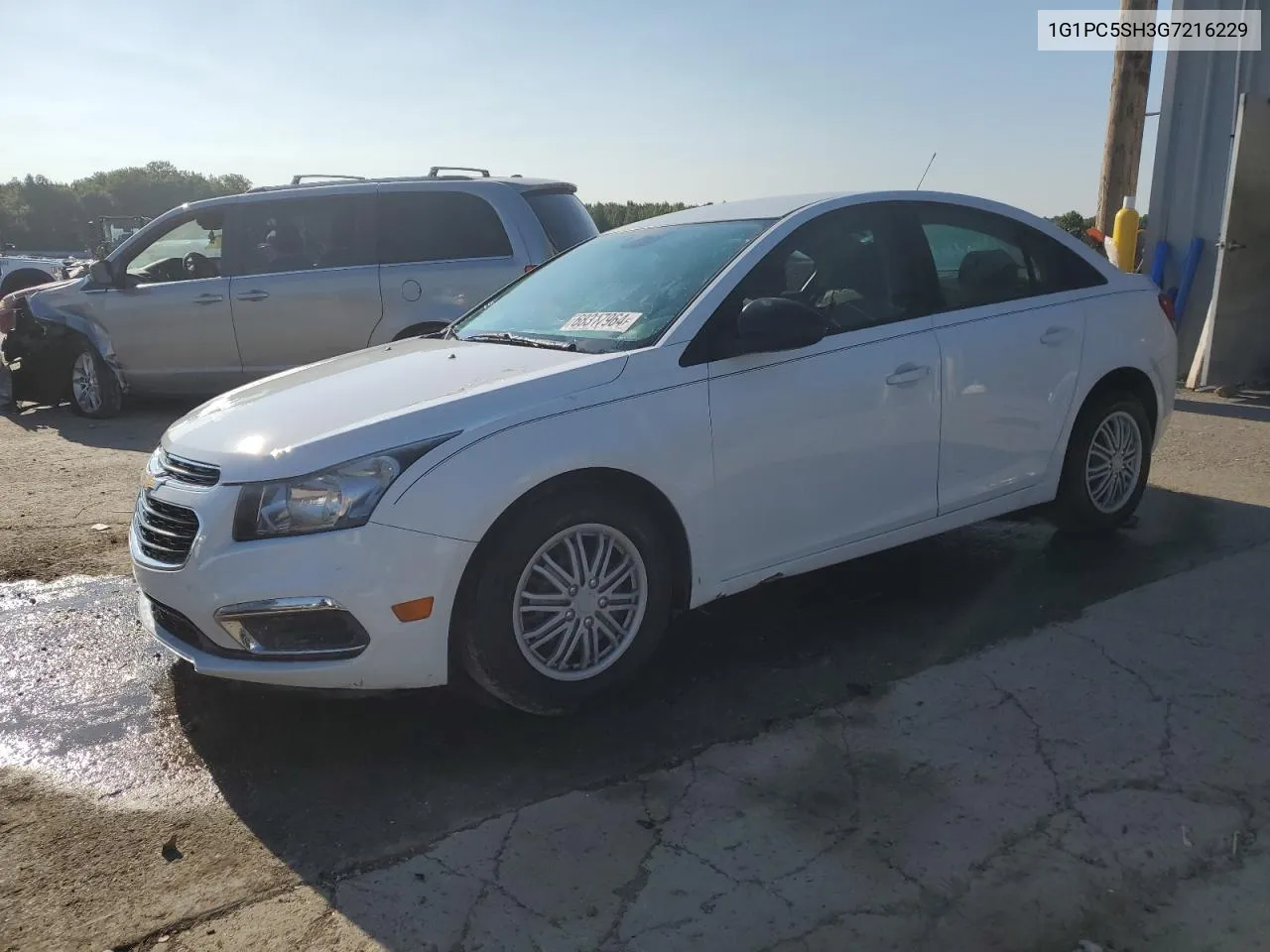 2016 Chevrolet Cruze Limited Ls VIN: 1G1PC5SH3G7216229 Lot: 68317964