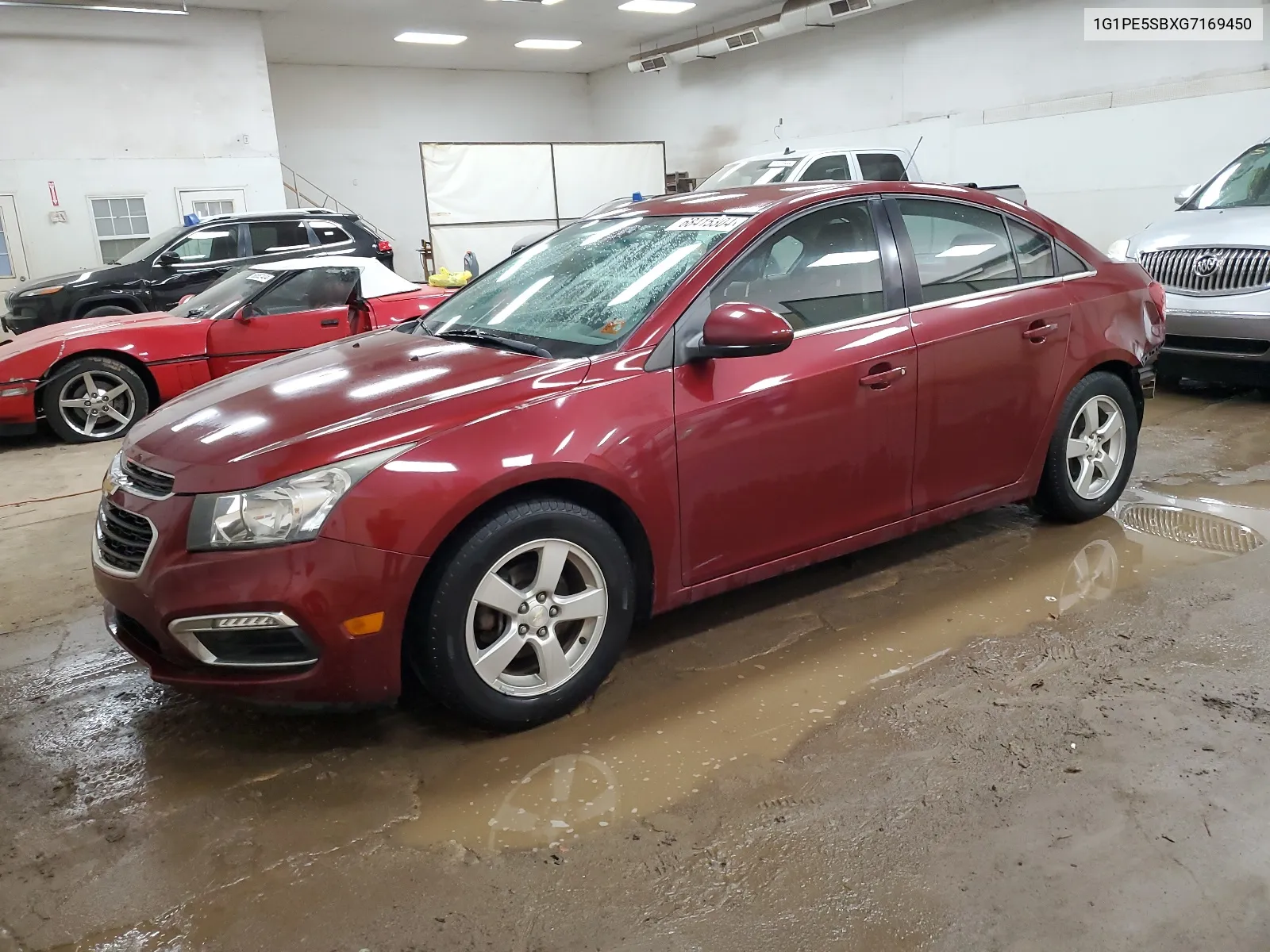 1G1PE5SBXG7169450 2016 Chevrolet Cruze Limited Lt