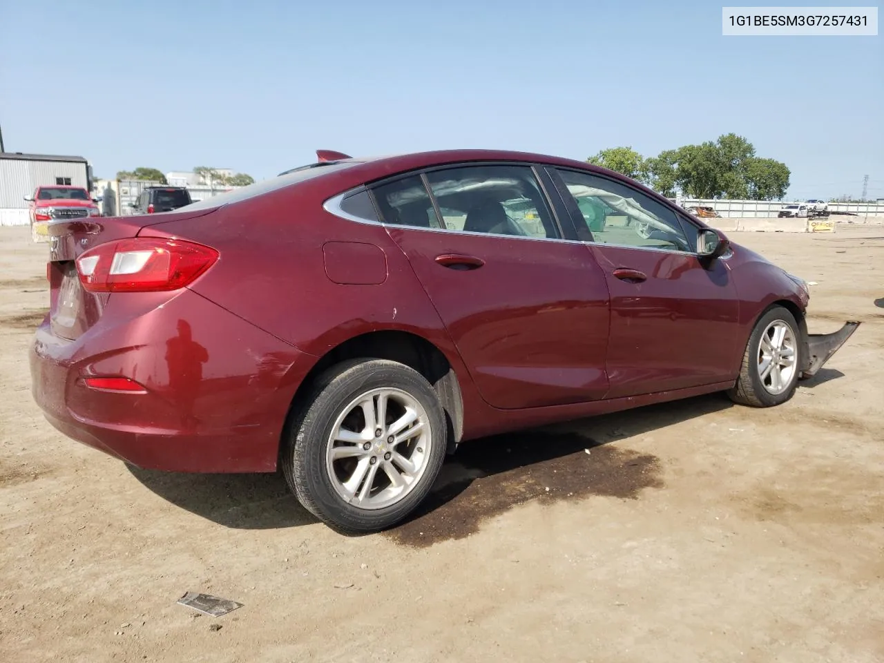 2016 Chevrolet Cruze Lt VIN: 1G1BE5SM3G7257431 Lot: 68431084