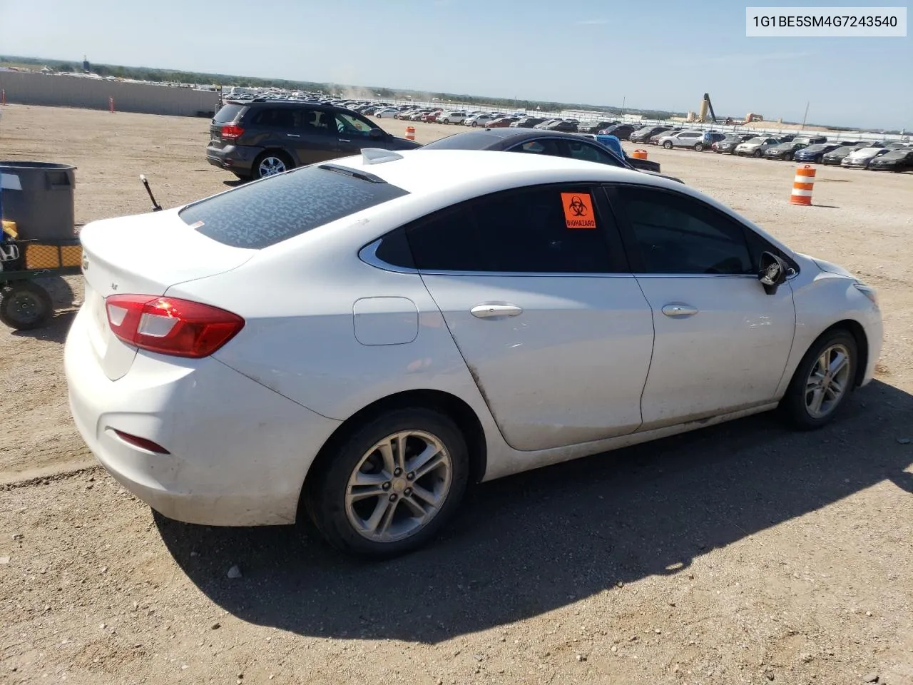 2016 Chevrolet Cruze Lt VIN: 1G1BE5SM4G7243540 Lot: 68714914