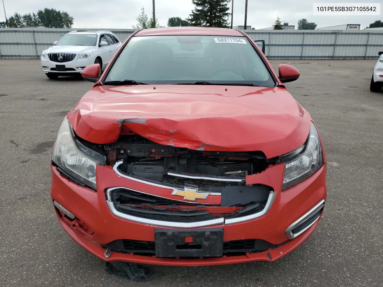 1G1PE5SB3G7105542 2016 Chevrolet Cruze Limited Lt