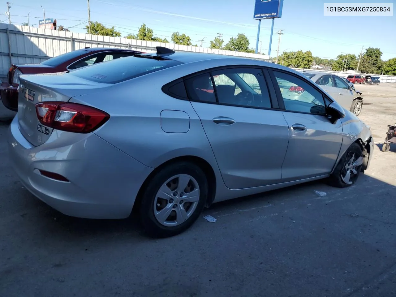 2016 Chevrolet Cruze Ls VIN: 1G1BC5SMXG7250854 Lot: 68975474