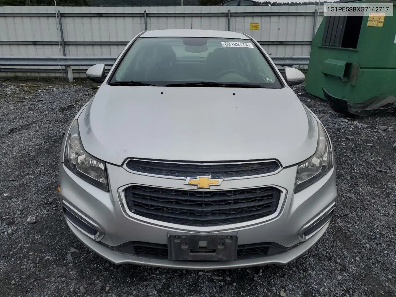 1G1PE5SBXG7142717 2016 Chevrolet Cruze Limited Lt