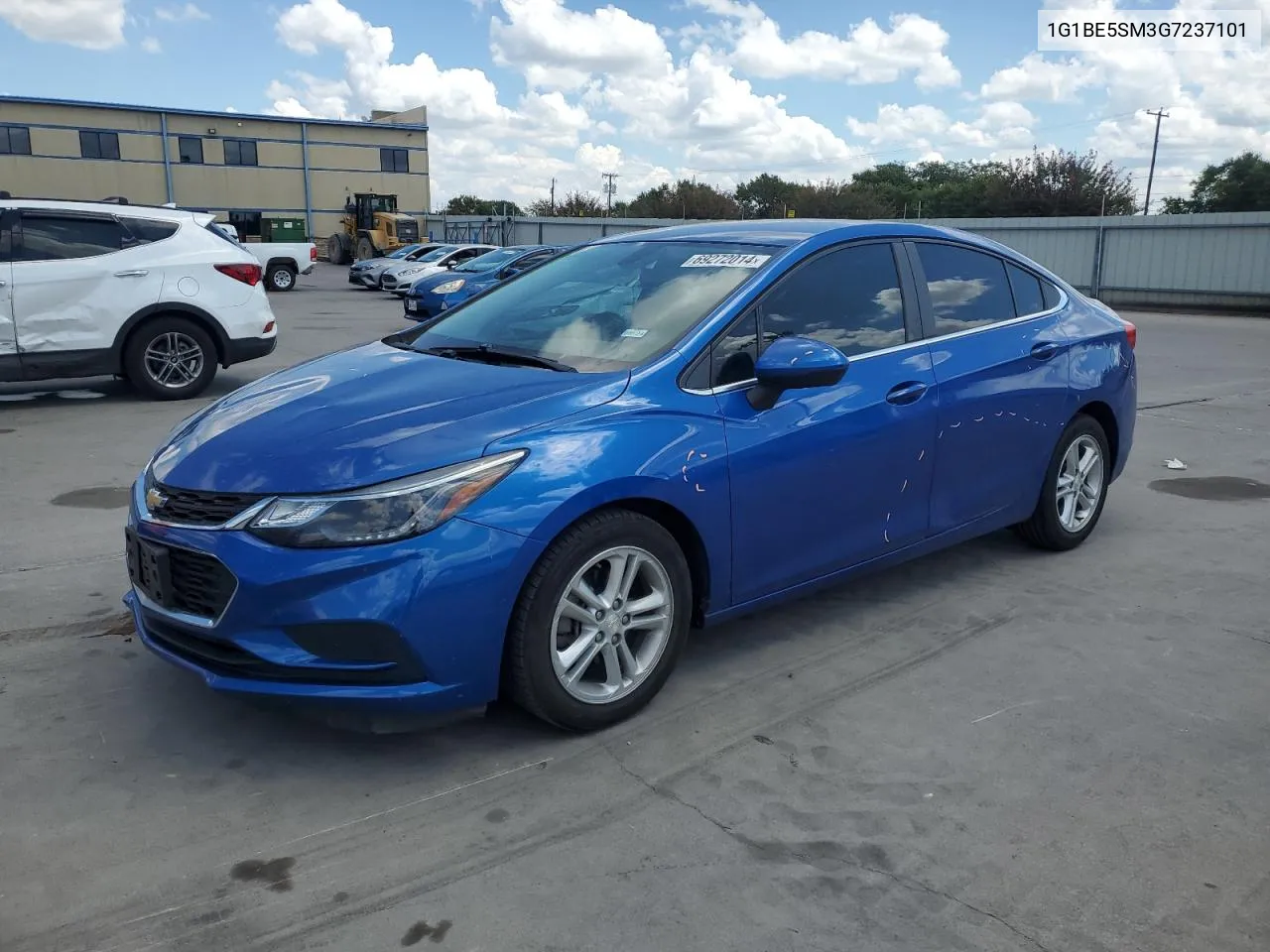 2016 Chevrolet Cruze Lt VIN: 1G1BE5SM3G7237101 Lot: 69272014