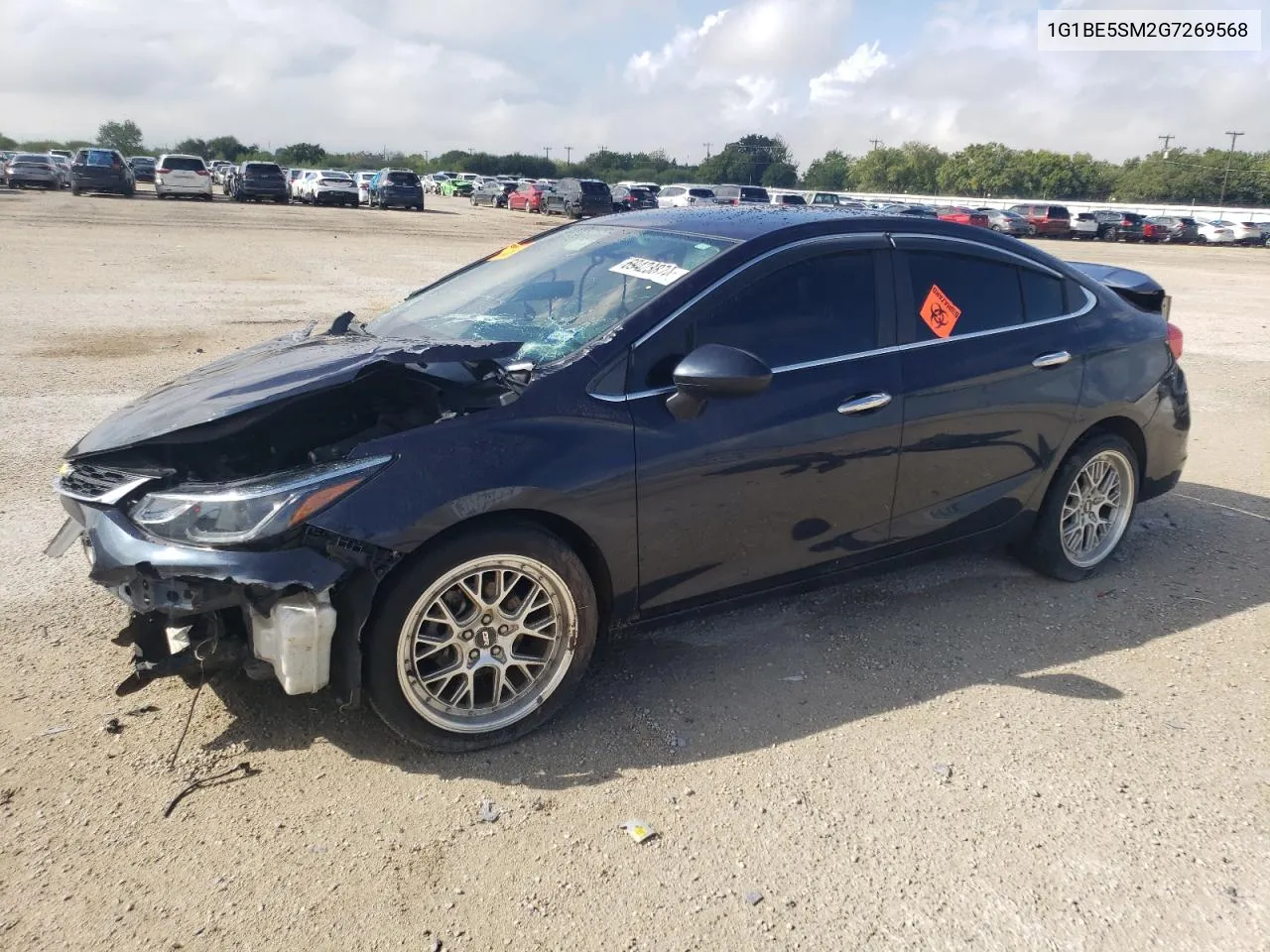 1G1BE5SM2G7269568 2016 Chevrolet Cruze Lt