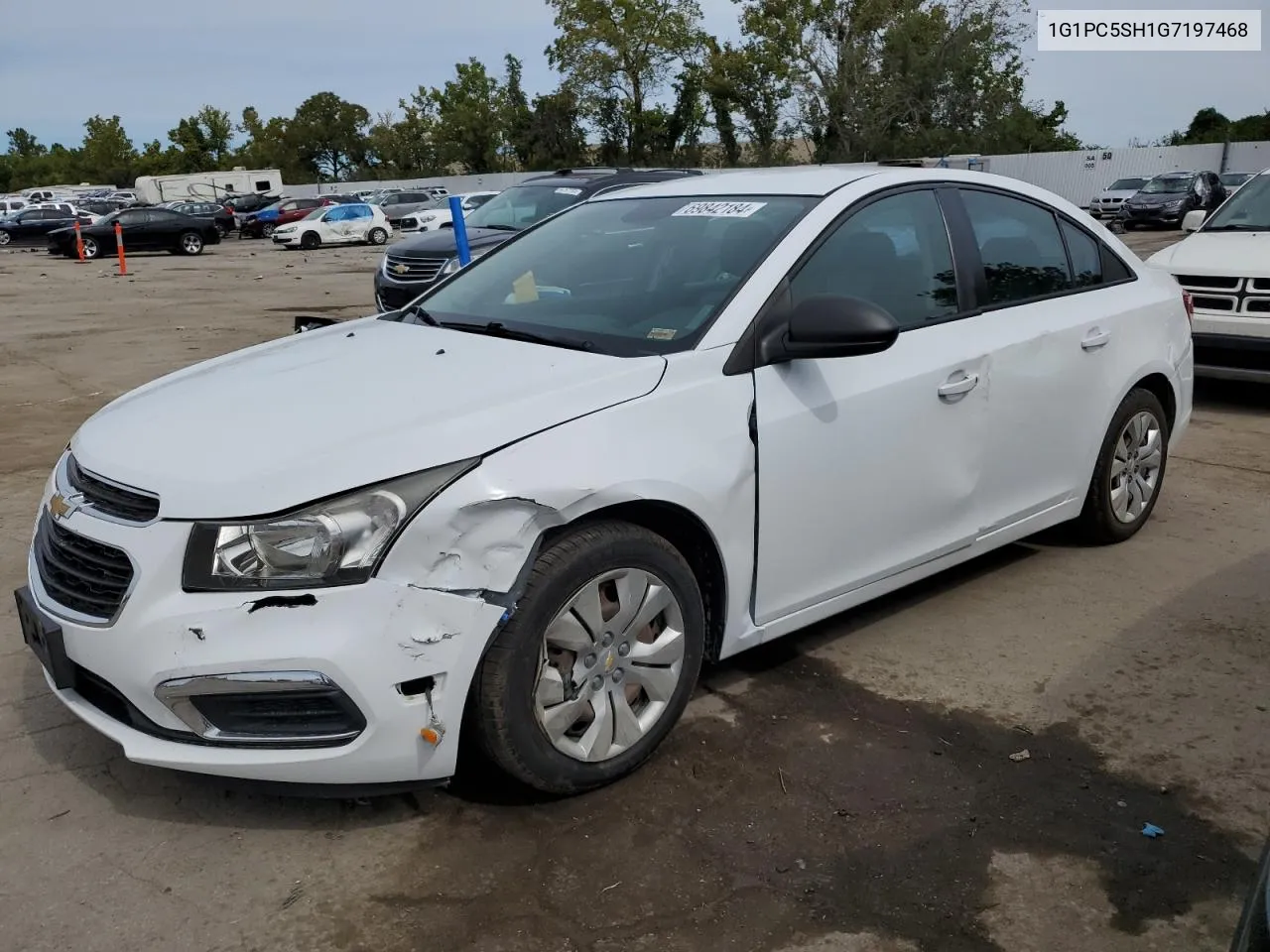 1G1PC5SH1G7197468 2016 Chevrolet Cruze Limited Ls