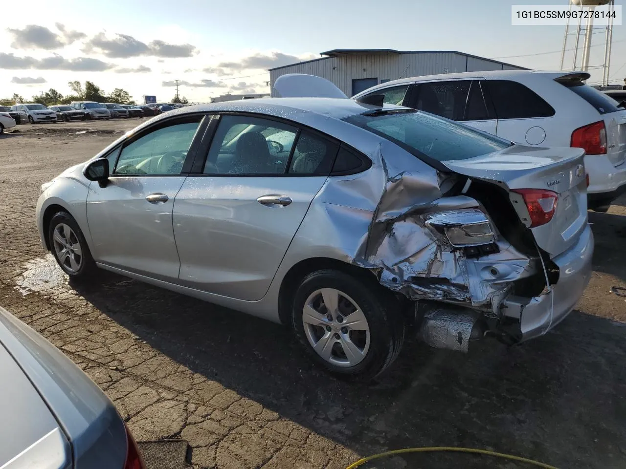 1G1BC5SM9G7278144 2016 Chevrolet Cruze Ls