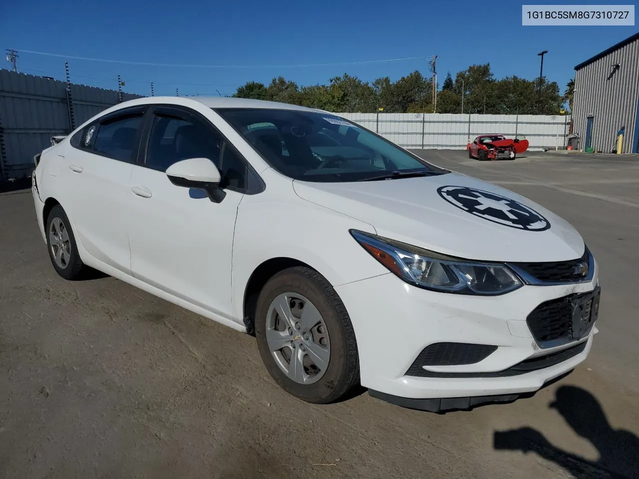 2016 Chevrolet Cruze Ls VIN: 1G1BC5SM8G7310727 Lot: 69902794