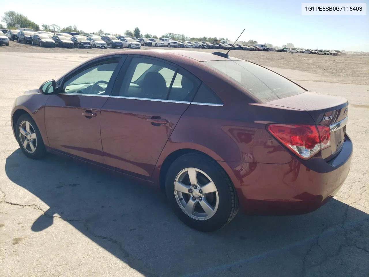 2016 Chevrolet Cruze Limited Lt VIN: 1G1PE5SB0G7116403 Lot: 70295114